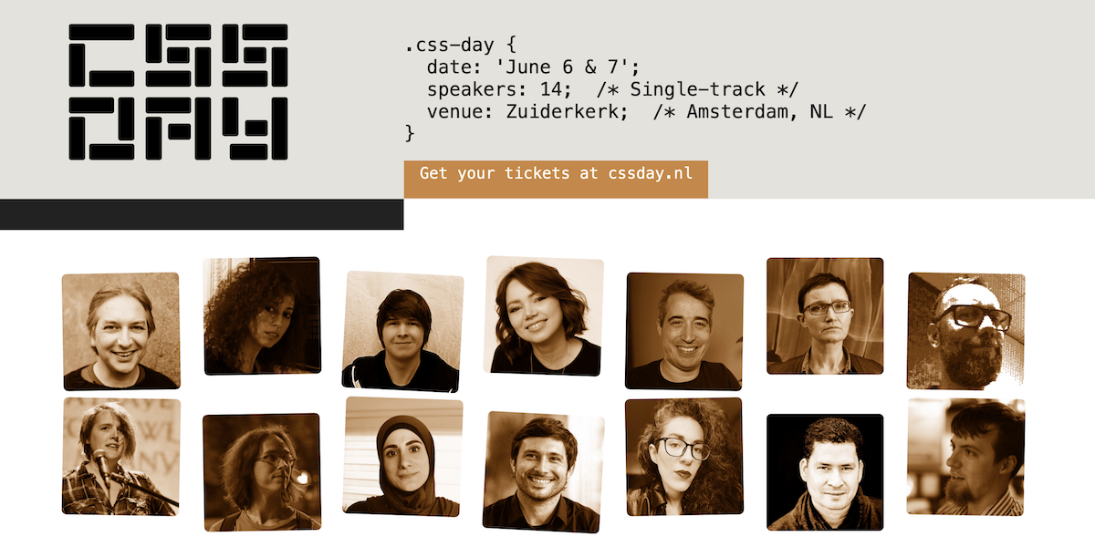 Tickets for CSS Day 2024 // Web Conferences Amsterdam